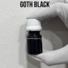Goth Black creamy liquid pigment, lip-safe oil-soluble cosmetic pigment