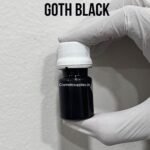 Goth Black creamy liquid pigment, lip-safe oil-soluble cosmetic pigment