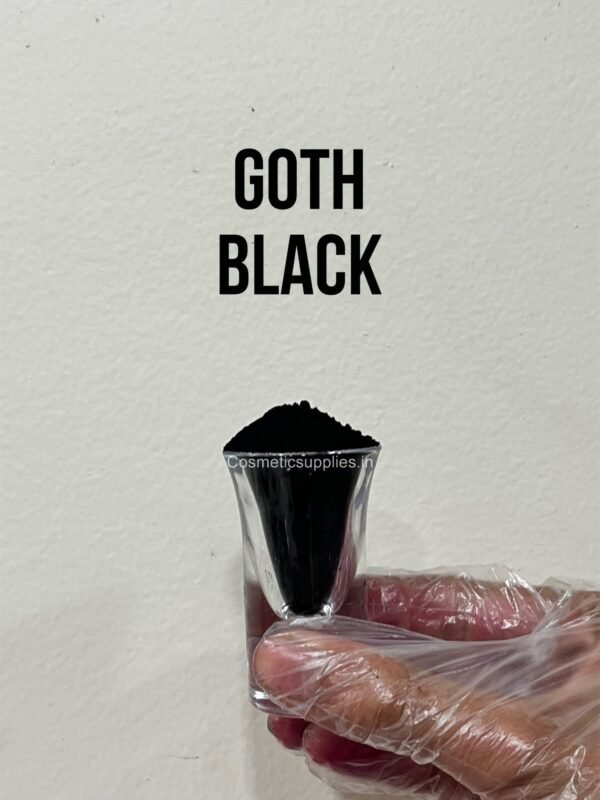 Goth Black Powder Pigment