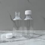 100ml Empty PET Bottle with Inner Lid  Leak-Resistant, Refillable & Multipurpose
