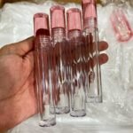 8ml Transparent Long Lip Gloss Tube  Pink Sheer Cap